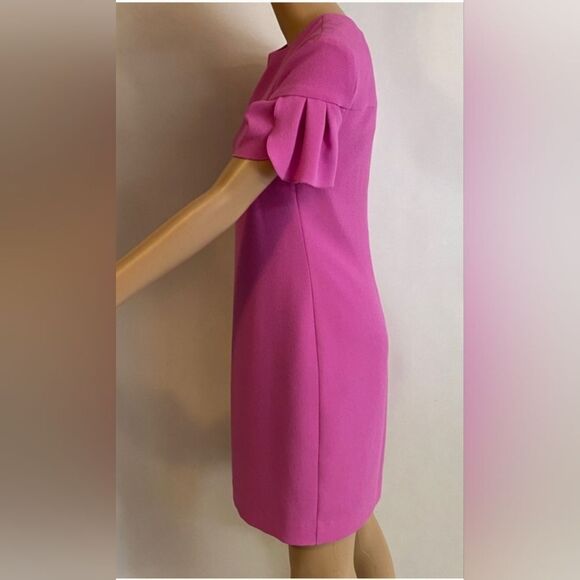 Trina Turk Jacinta Petal Sleeve Shift Dress Size 10 - Picture 7 of 9